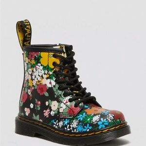 Floral Mash Up K Hydro Combat Boots